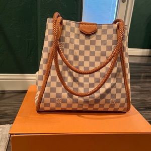 pre owned Louis Vuitton Propriano Handbag Damier